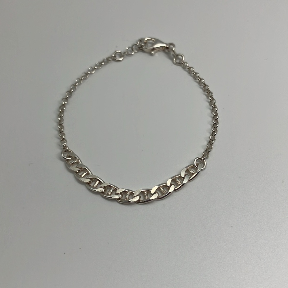 Sterling Silver Mariner Link Bracelet